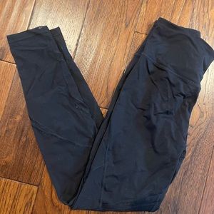 Victorias Secret black leggings with mesh